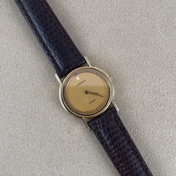 Vintage Elegant Lassale Dress Watch Gold Plated 6 Jewel Quality Seiko Movement - Picture 3 of 8